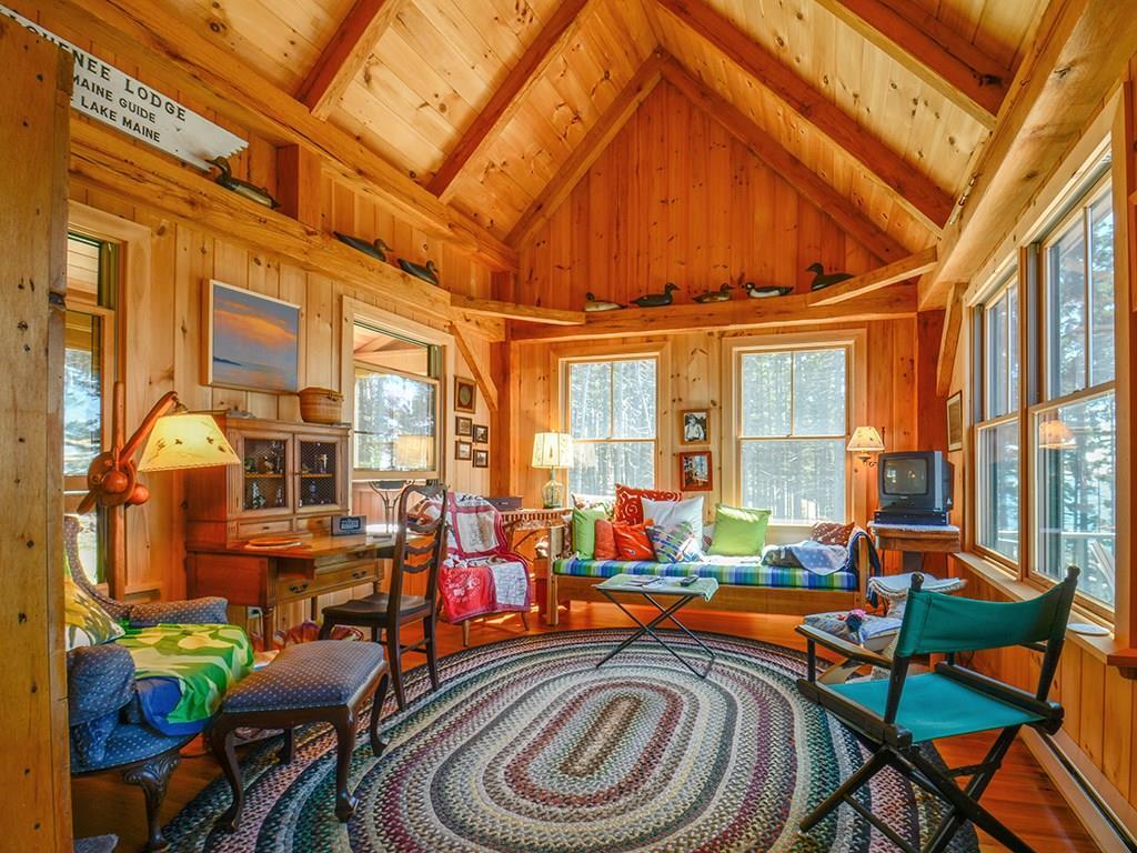 555 Jericho Bay Road Swans Island, ME 04685 - Photo 10 of 35 Light filled, vaulted-ceiling, ...