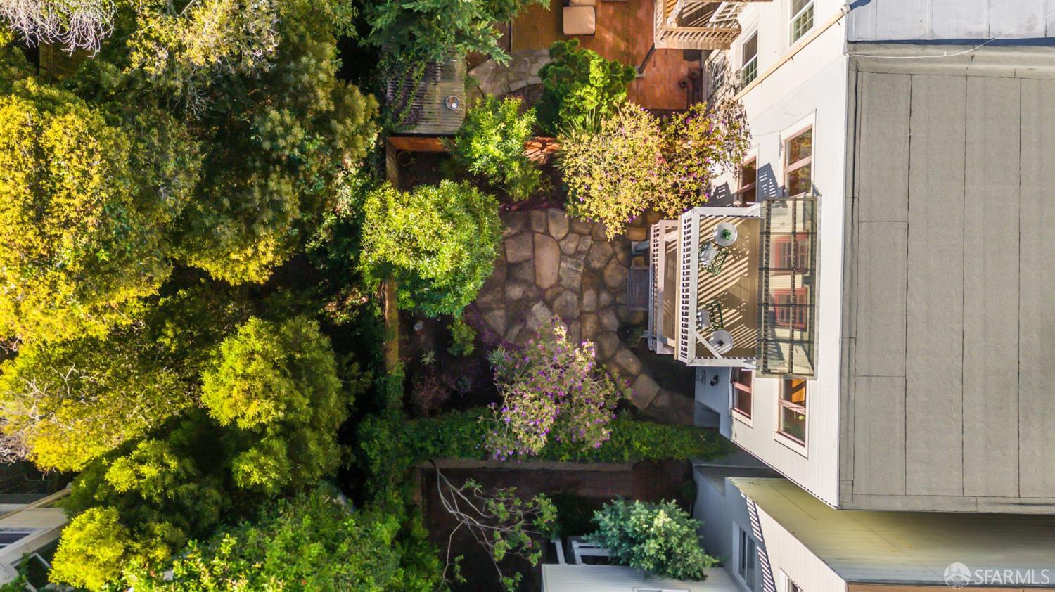 717 Page Street San Francisco, CA 94117 - Photo 38 of 39 a partial view of a house with a yard