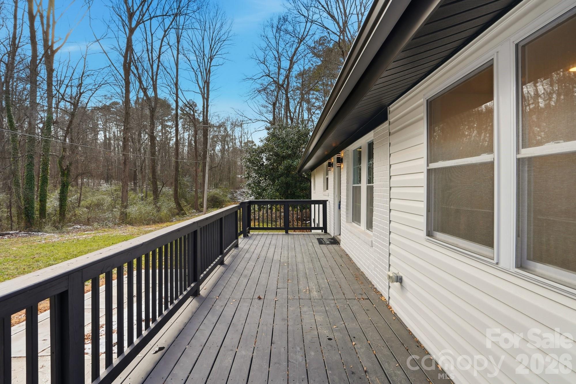 704 West Border Street Dallas, NC 28034 - Photo 15 of 48 a view of balcony with wooden floor