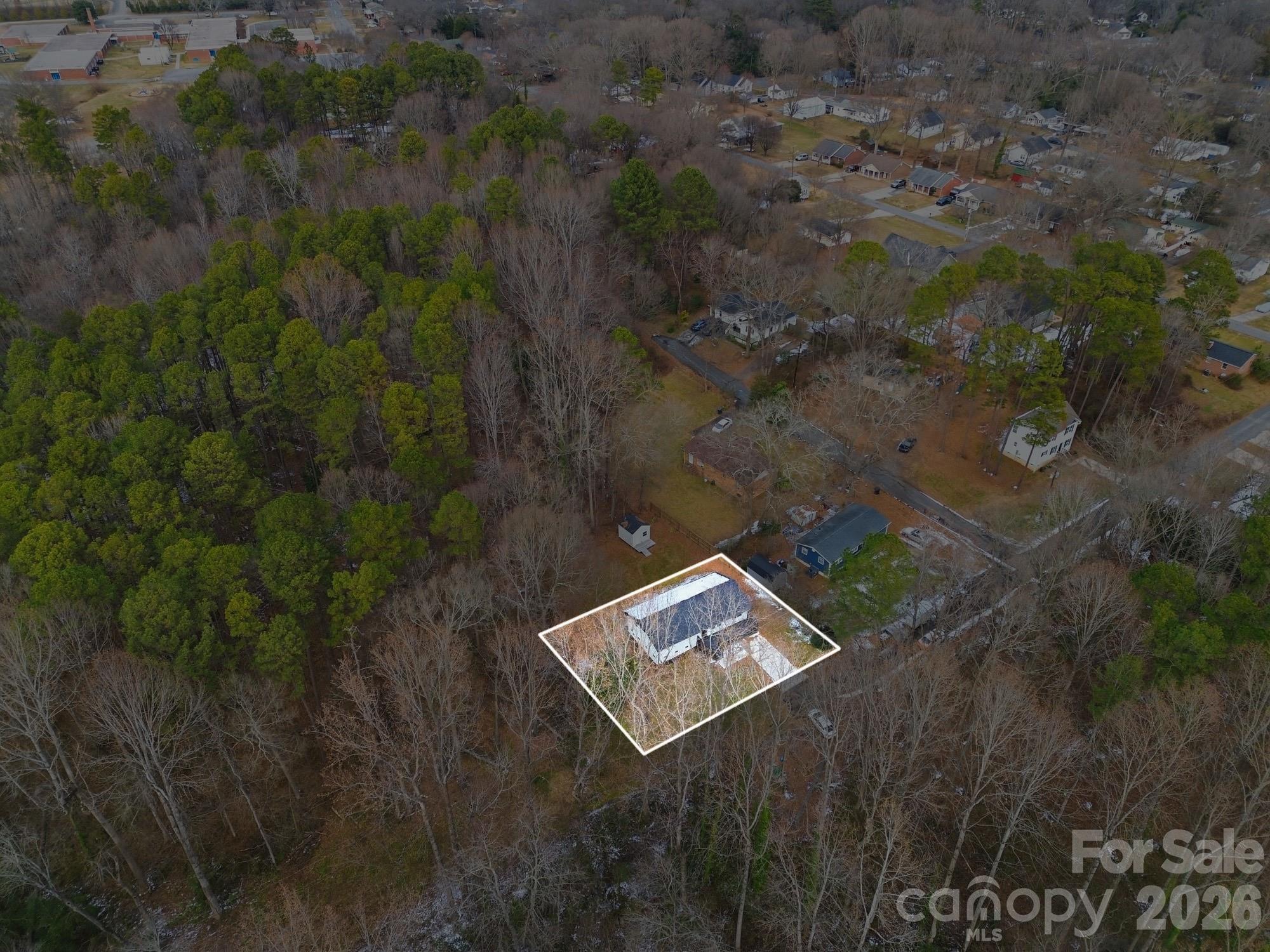 704 West Border Street Dallas, NC 28034 - Photo 8 of 48 an aerial view of a house with a yard