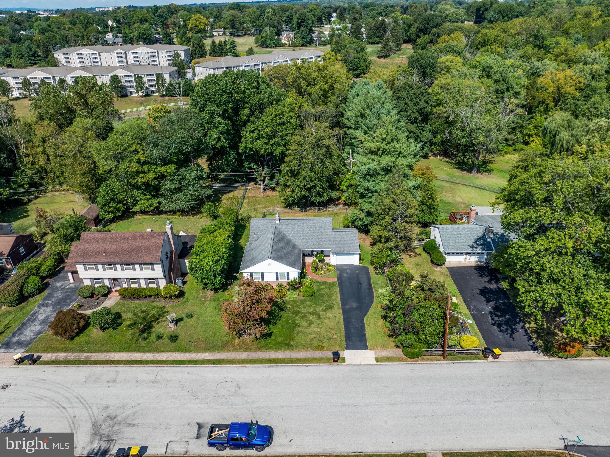 391 Rittenhouse Boulevard Eagleville, PA 19403 - Photo 38 of 43 an aerial view of a house with a yard and couple of plants