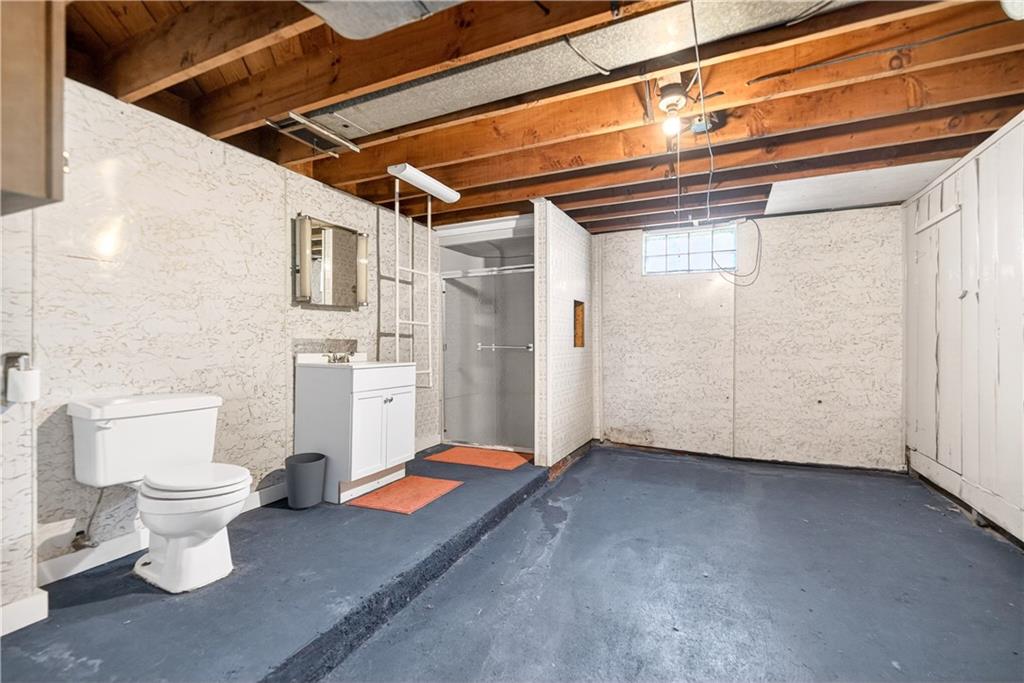 1188 Willowbrook Road Belle Vernon, PA 15012 - Photo 48 of 50 a bathroom with a toilet and a shower