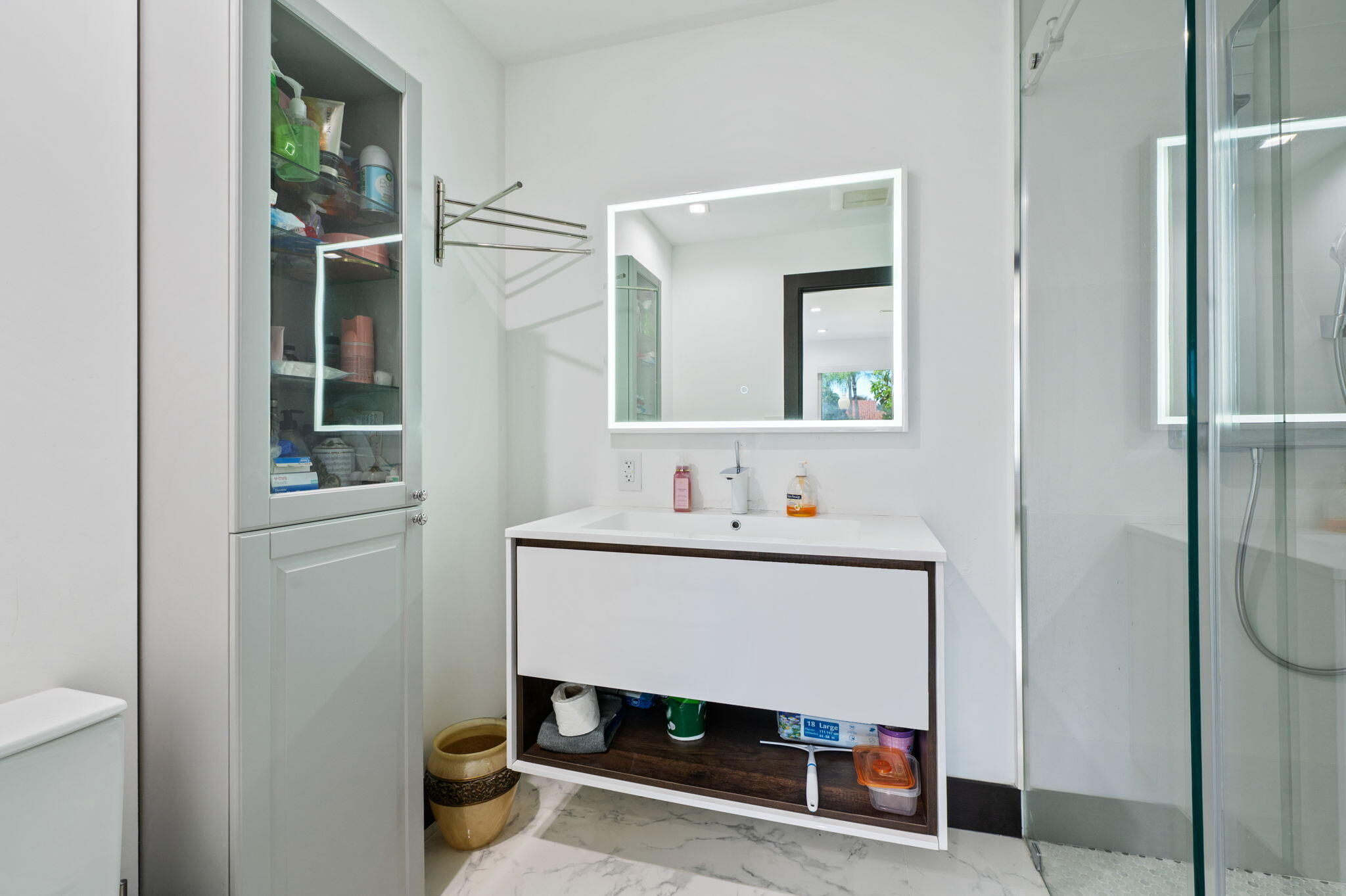 2840 Southwest 128th Avenue Miami, FL 33175 - Photo 23 of 46 a bathroom with a sink toilet and mirror
