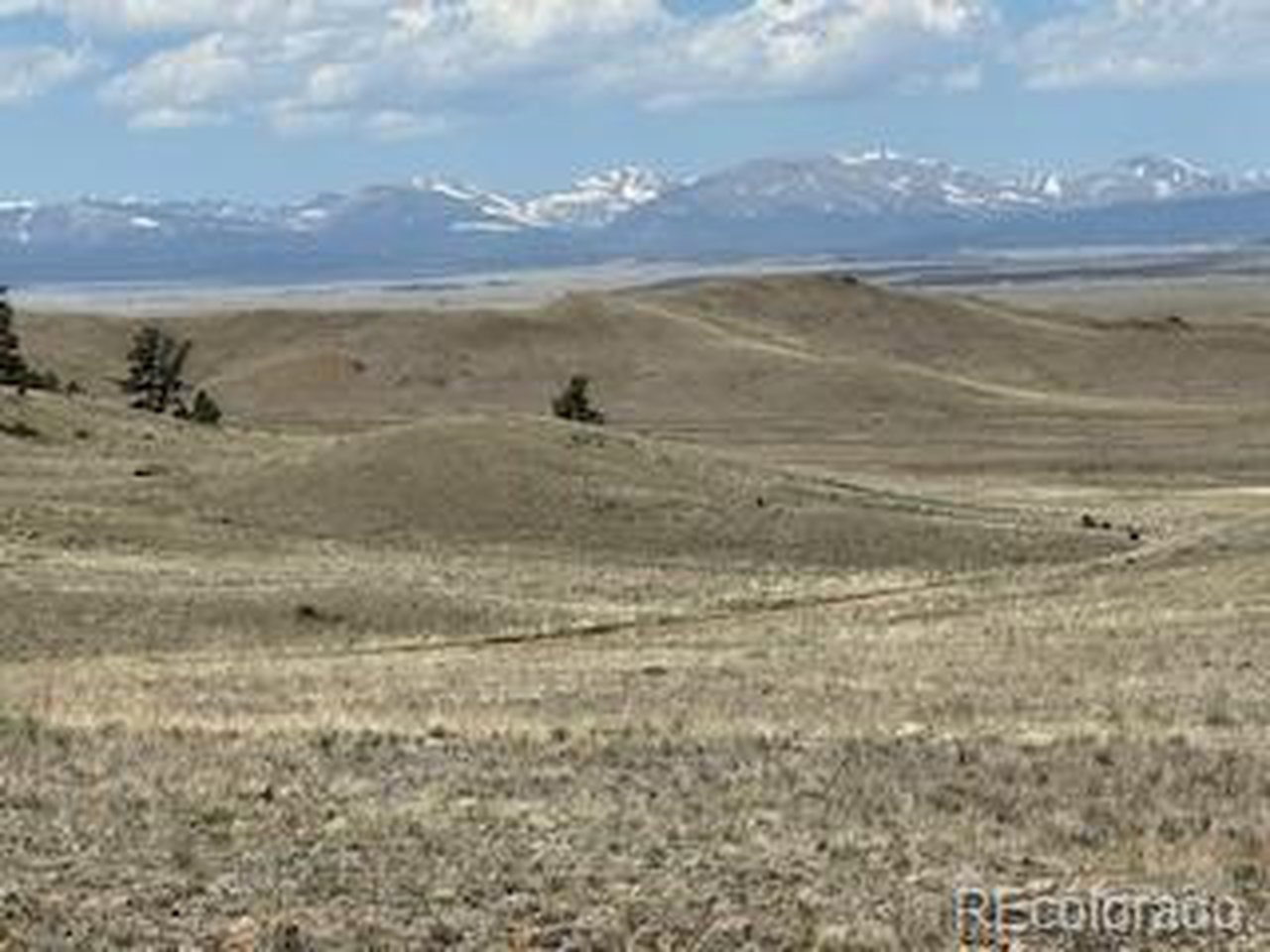Zoomed view to mountains in the Mosquito Range from the property