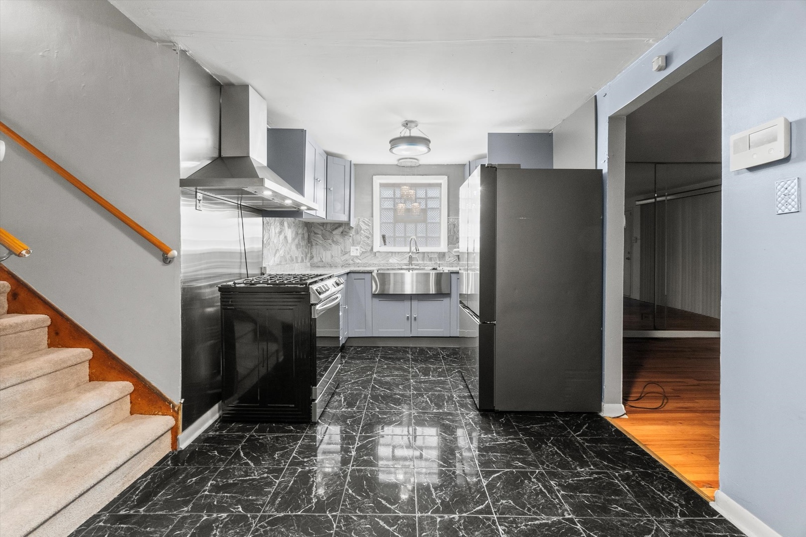 11417 South Church Street Chicago, IL 60643 - Photo 17 of 24 a kitchen with stainless steel appliances granite countertop a refrigerator a stove and a sink
