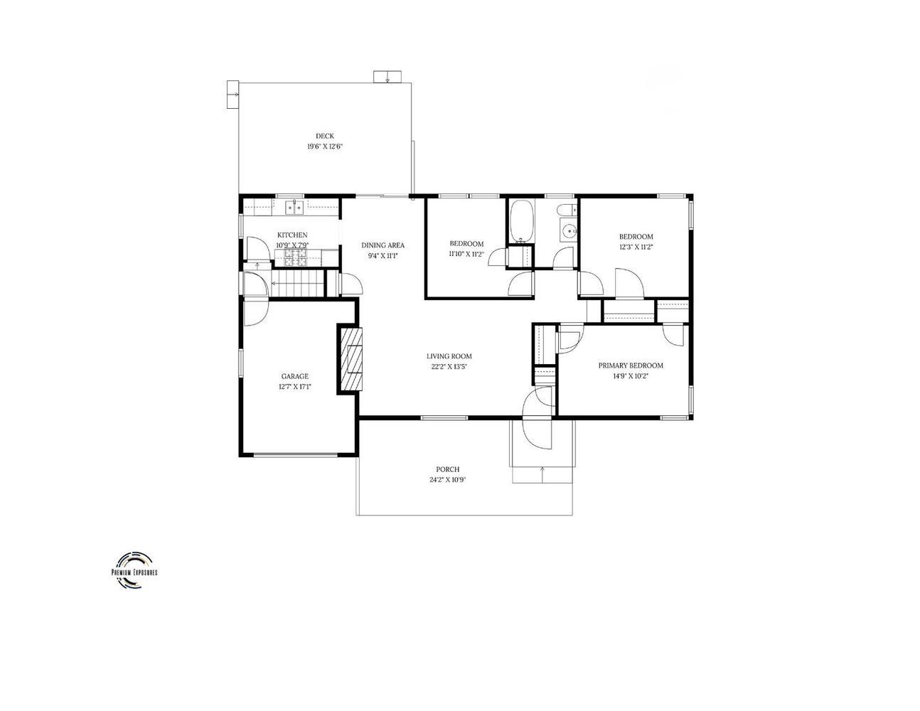 1117 West Union Street Champaign, IL 61821 - Photo 28 of 29 a picture of a floor plan