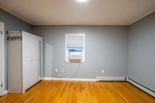 a view of empty room with a window