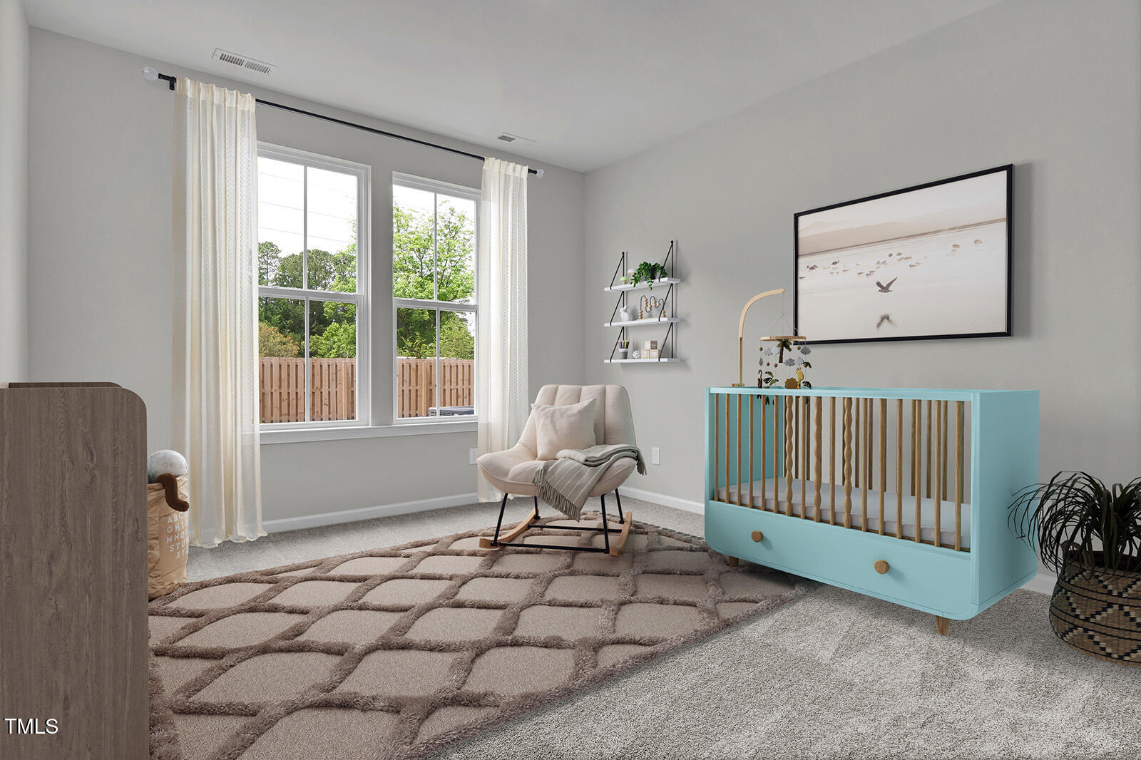 1116 Bell Heather Road, Unit 69 Durham, NC 27703 - Photo 7 of 24 Bedroom - Hyacinth - Virtual Staging