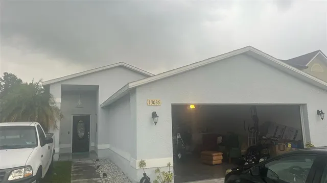 a view of a house with a balcony