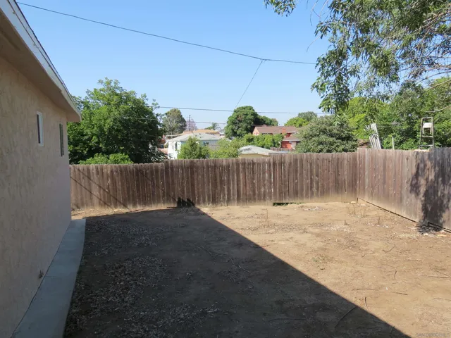 a view of outdoor space with green space