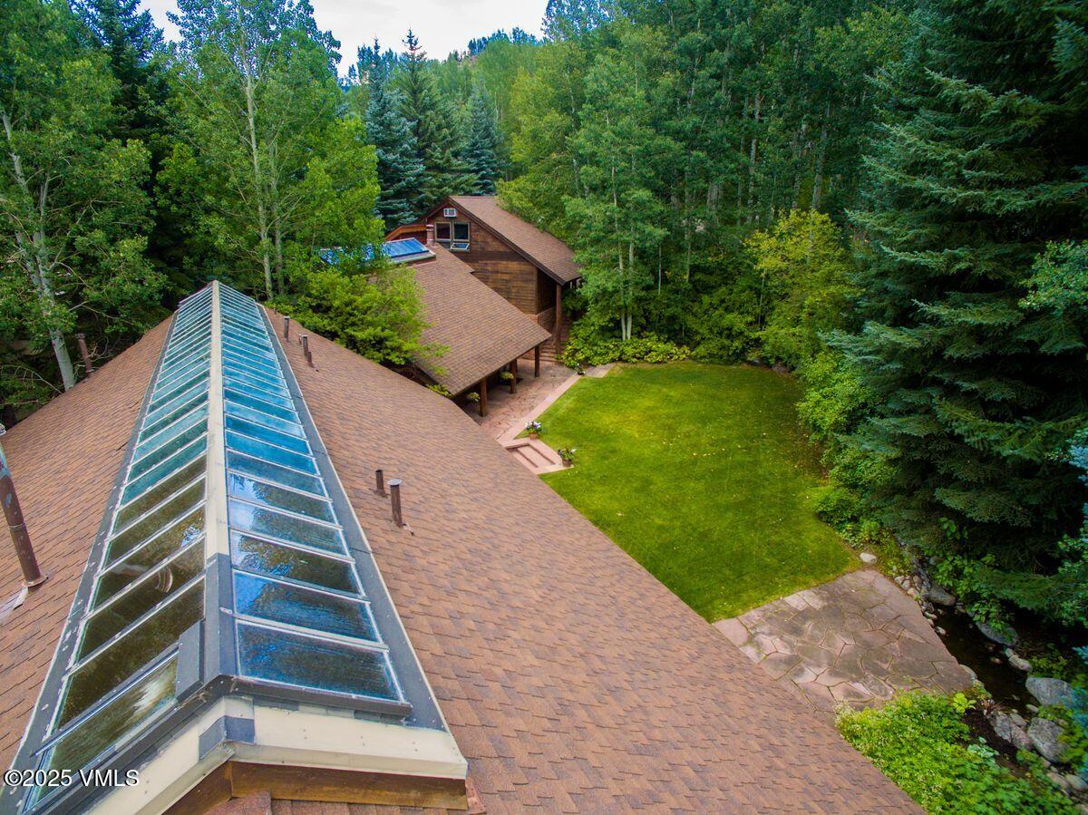 1461 Greenhill Court, Unit A AND B Vail, CO 81657 - Photo 42 of 44 a aerial view of a house