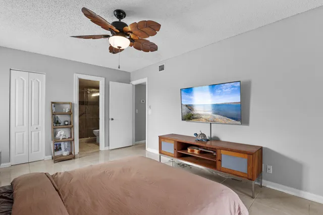 a view of a lake with a yard