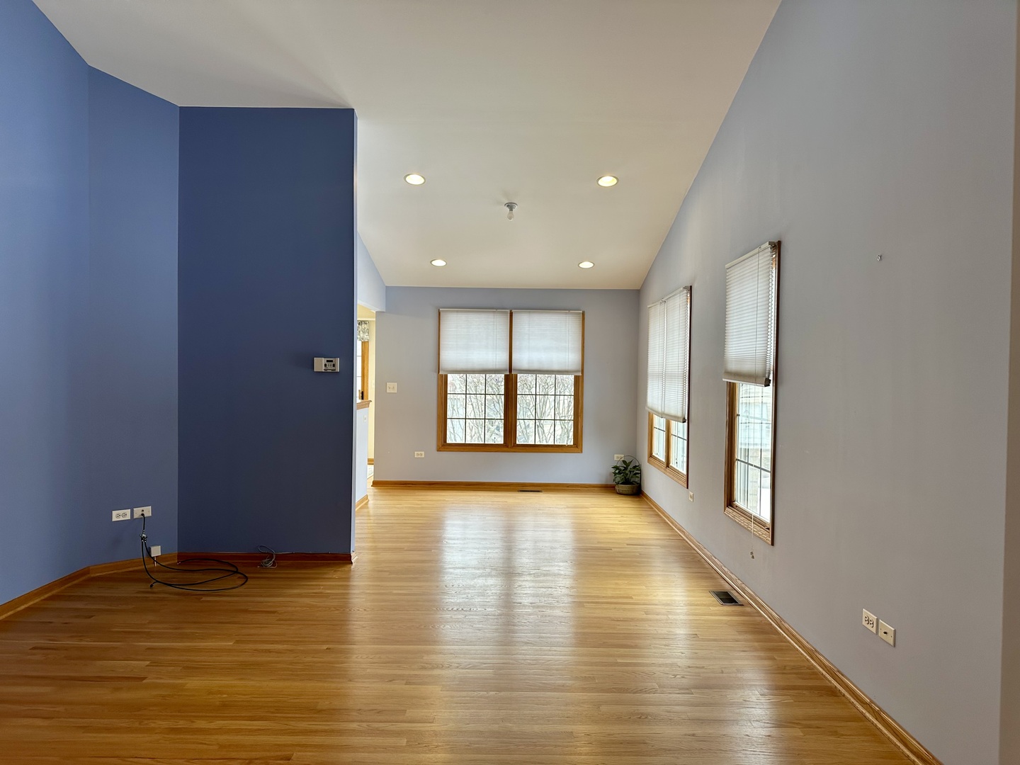 11904 Somerset Road Orland Park, IL 60467 - Photo 4 of 38 a view of an empty room with glass door and wooden floor