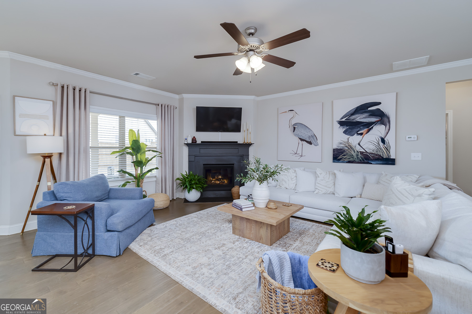 4366 Clubside Drive Gainesville, GA 30504 - Photo 4 of 24 a living room with furniture potted plant and a window