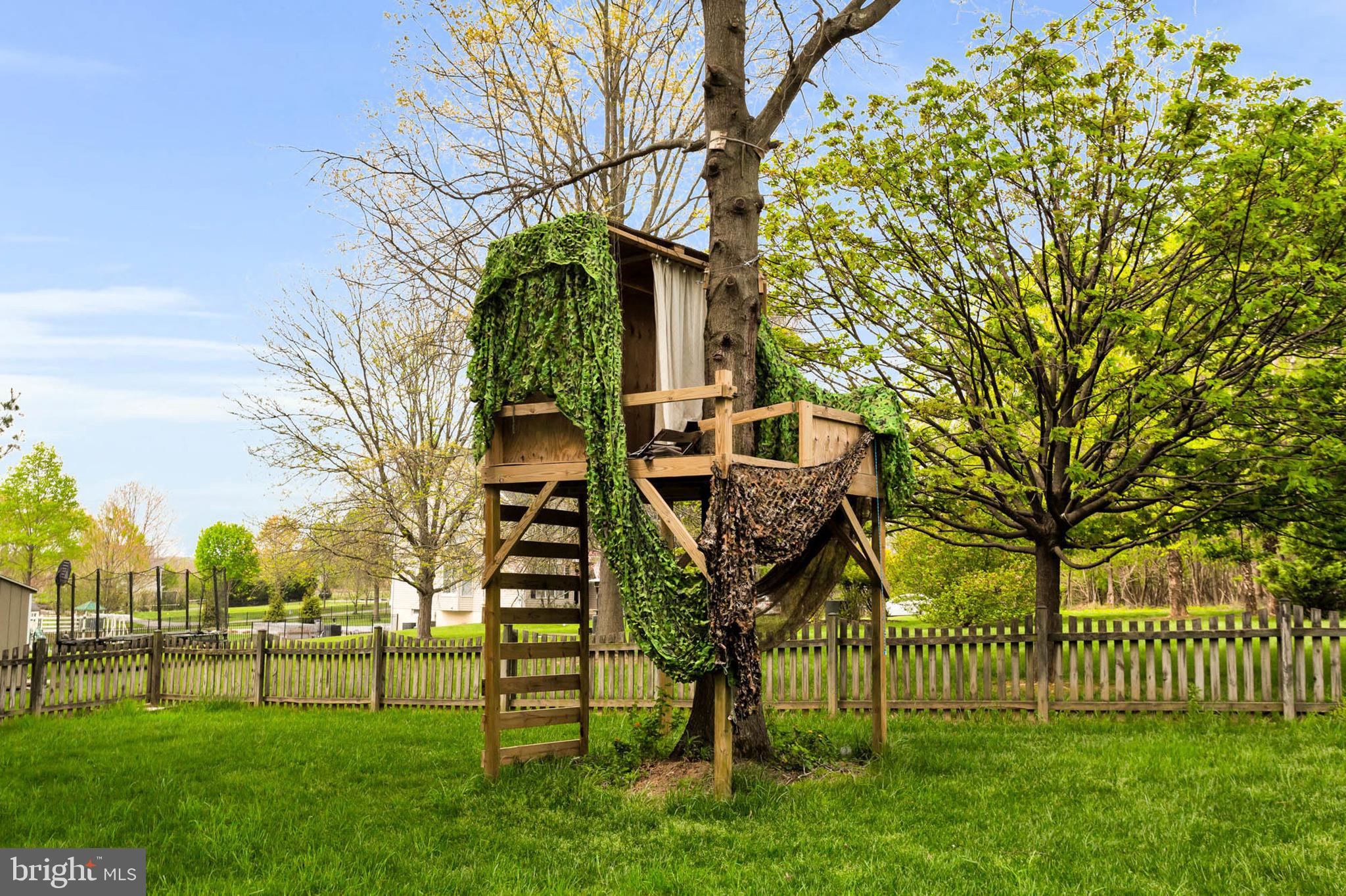 17025 Hardy Road Mount Airy, MD 21771 - Photo 51 of 61 Sturdy Tree House w/ Zip Line
