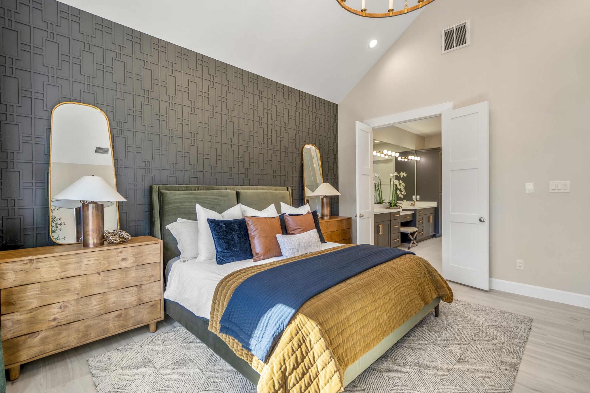 21255 Hidden Bend Loop Magnolia, TX 77354 - Photo 19 of 44 a bedroom with bed and a night stand