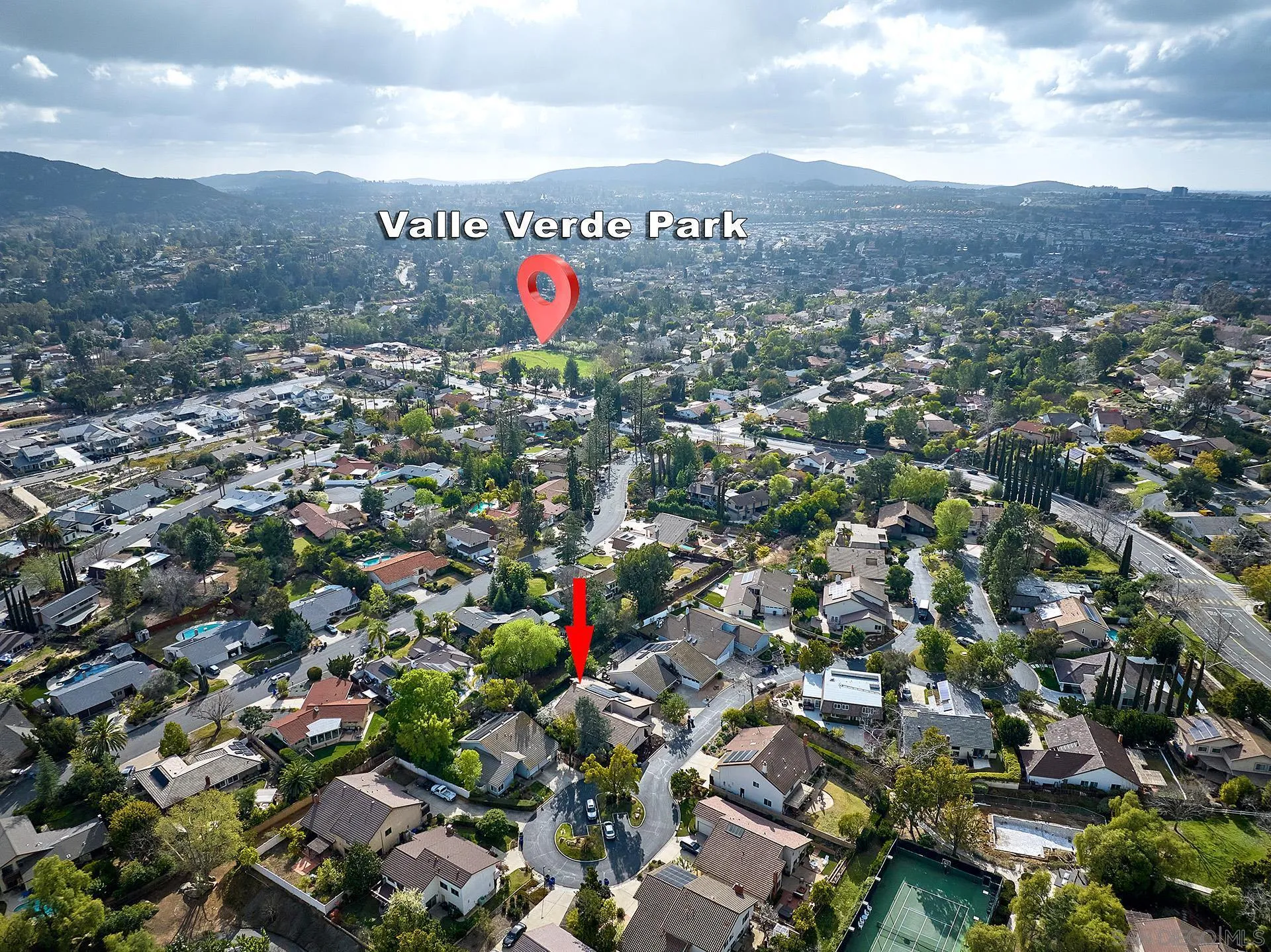 13269 Vinter Way Poway, CA 92064 - Photo 32 of 32 an aerial view of city and sign board