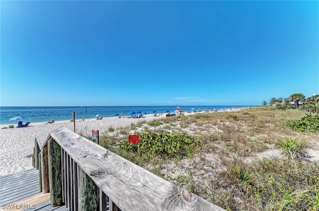a view of beach and ocean