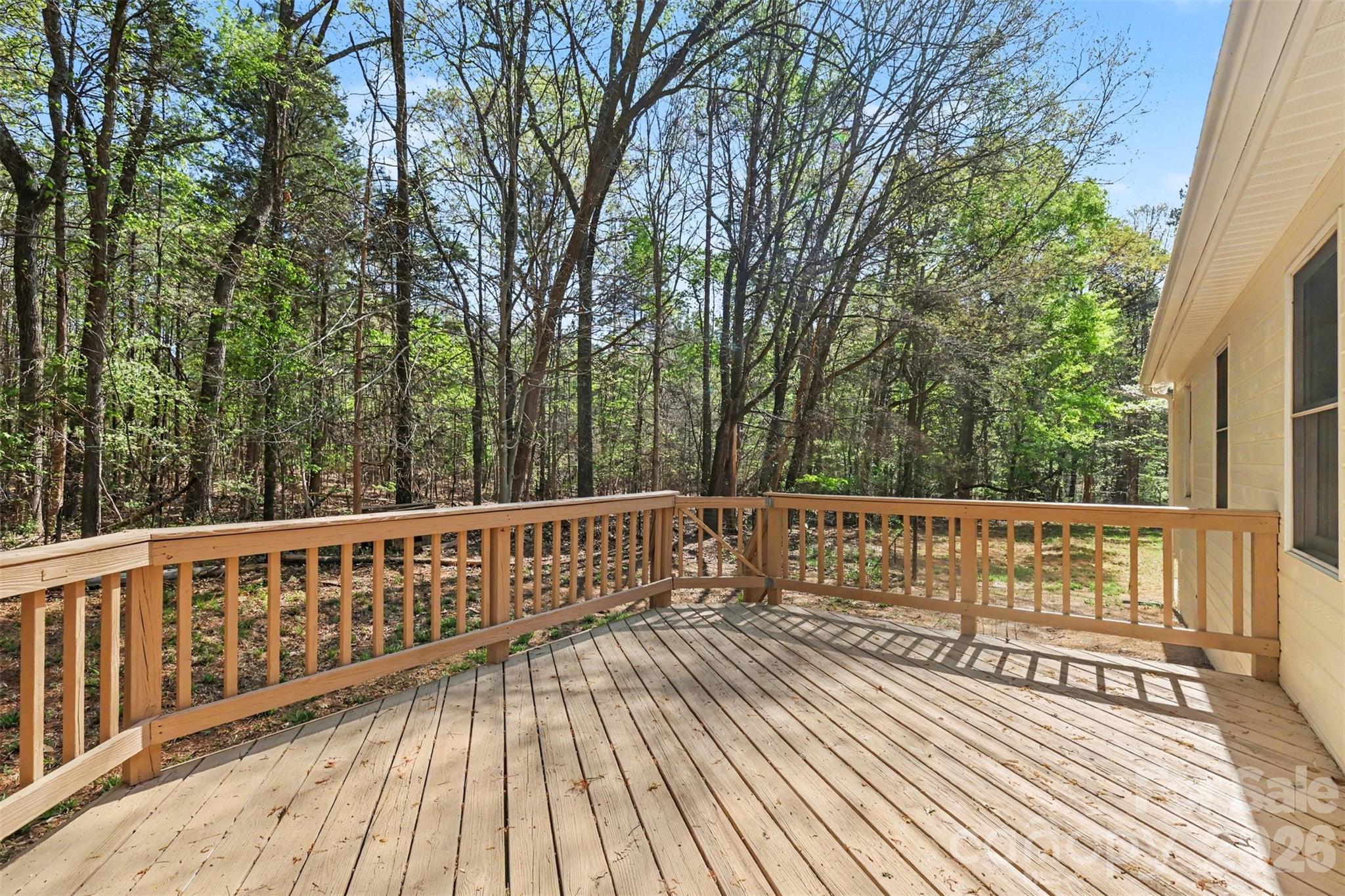 10542 Blair Road Mint Hill, NC 28227 - Photo 17 of 31 a view of balcony with wooden floor and fence