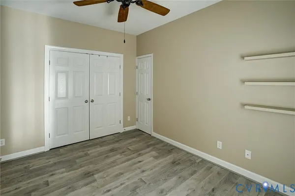 wooden floor in an empty room