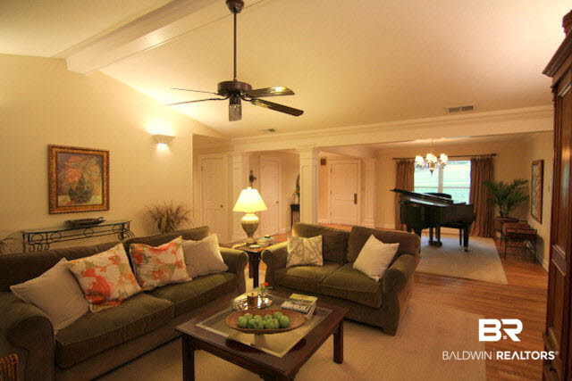 506 Oak Ridge Court West Daphne, AL 36526 - Photo 2 of 31 Warm, inviting, yet spacious Great Room, open to the Dining Room & Foyer