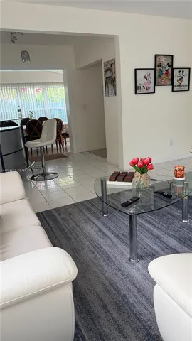 a view of a backyard with a garden