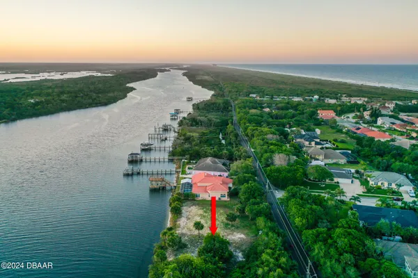 a view of lake with mountain