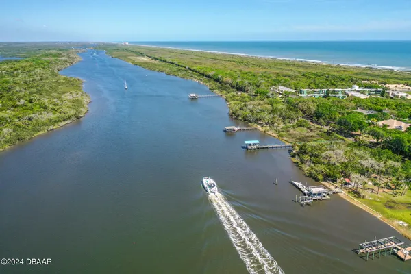 a view of an ocean and beach