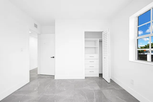 a view of an empty room