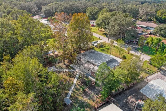 a view of yard with green space