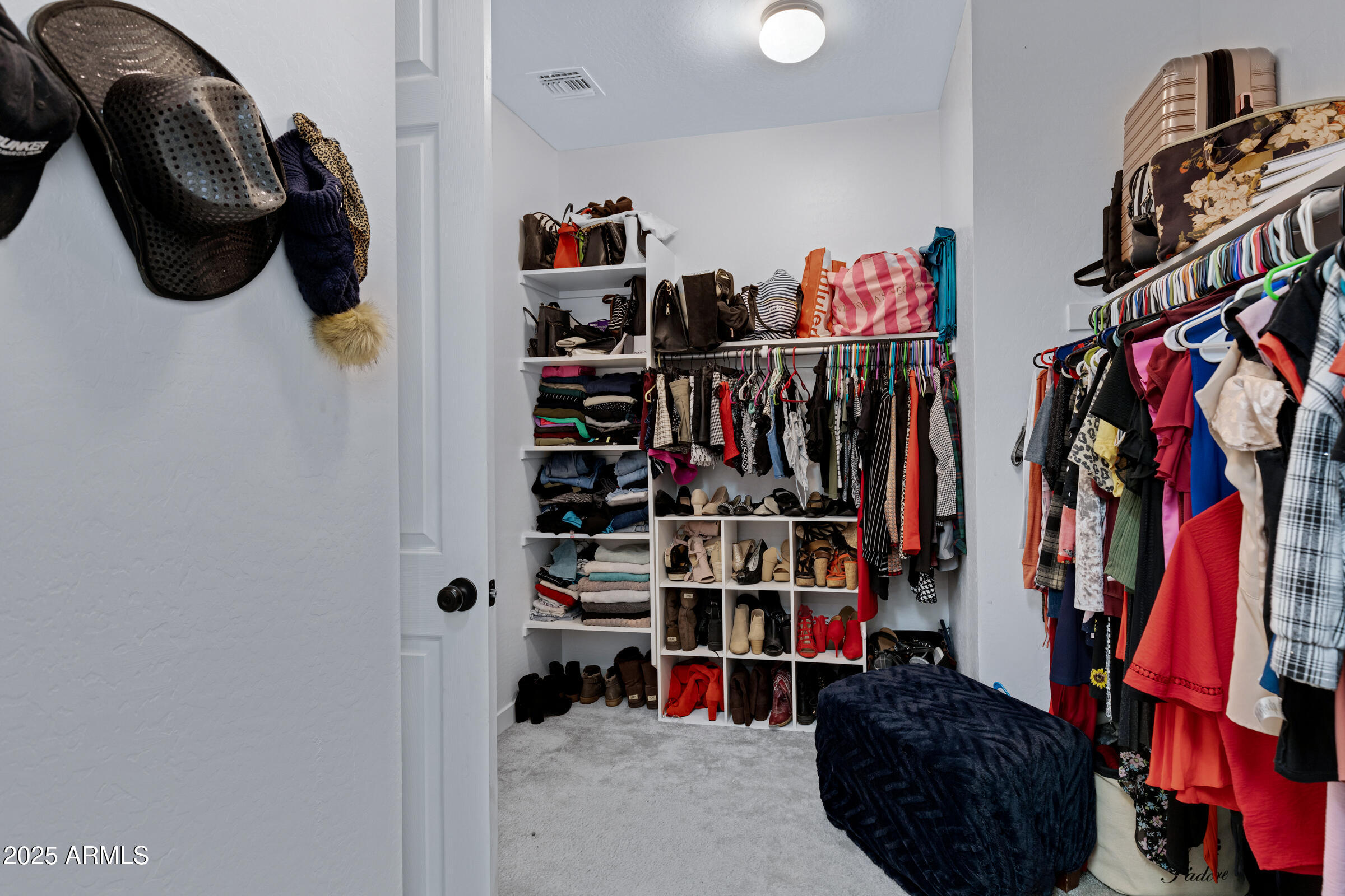 24450 Seed Road Florence, AZ 85132 - Photo 31 of 39 a view of walk in closet with clothes and shoes