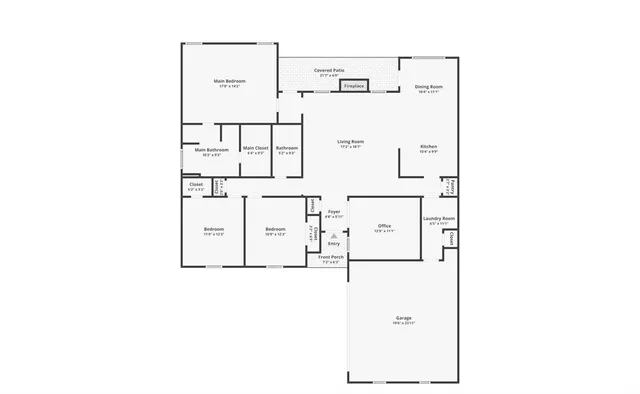 a picture of floor plan