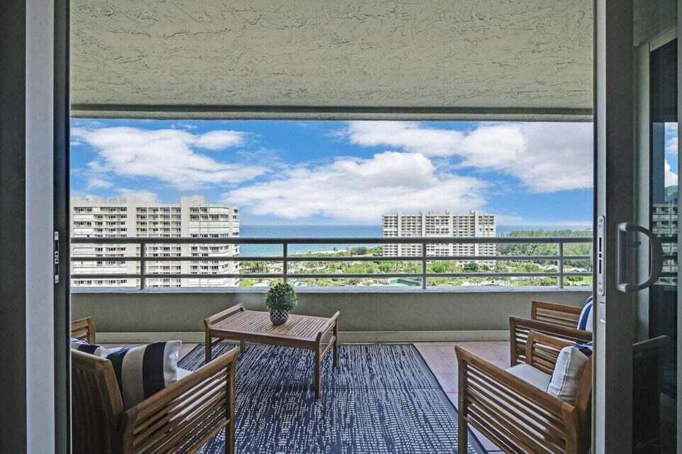 4201 North Ocean Boulevard, Unit 1605 Boca Raton, FL 33431 - Photo 4 of 35 Balcony