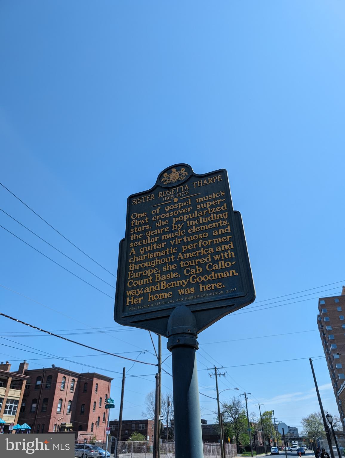 1104 Master Street Philadelphia, PA 19122 - Photo 21 of 22 a sign on the side of a building