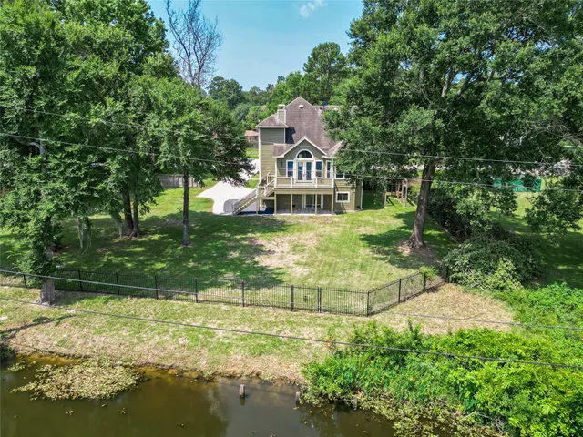 a view of a tree in a park