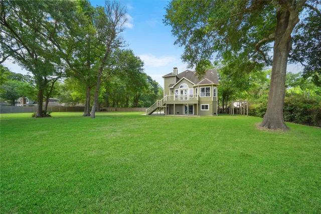 a view of a lake with a mountain view