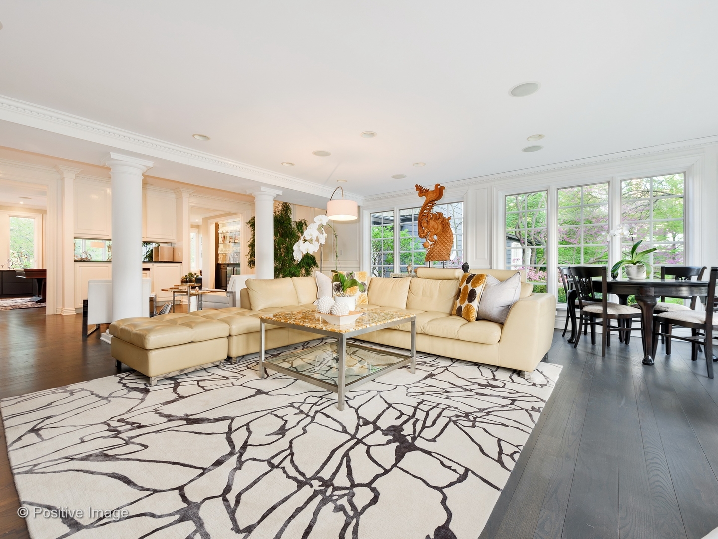 32 Indian Hill Road Winnetka, IL 60093 - Photo 13 of 79 a living room with furniture and a large window