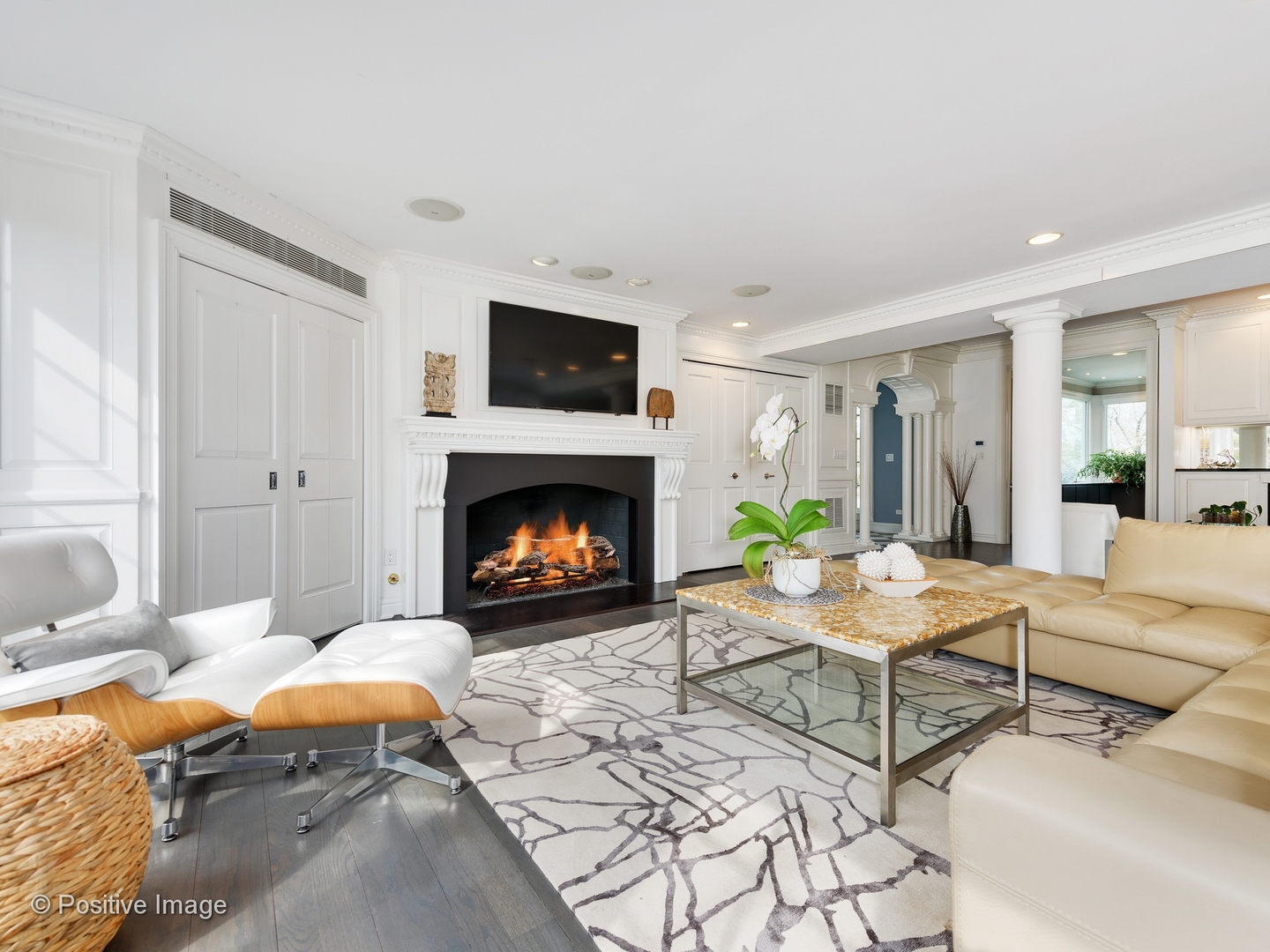 32 Indian Hill Road Winnetka, IL 60093 - Photo 14 of 79 a living room with fireplace furniture and a fireplace