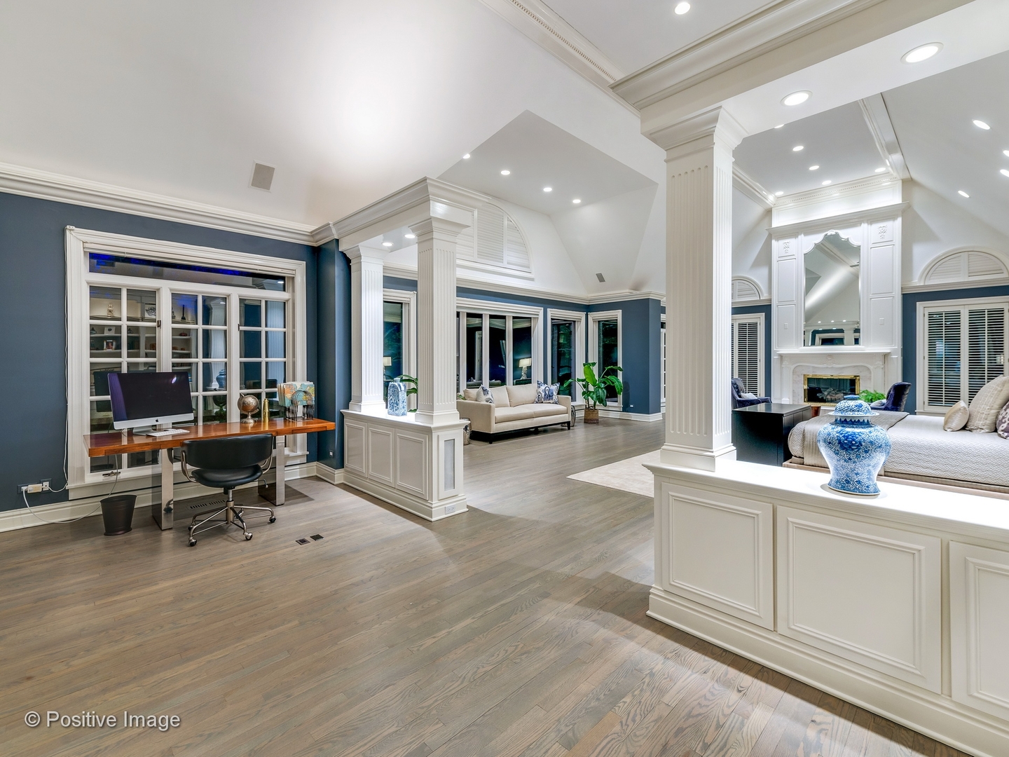 32 Indian Hill Road Winnetka, IL 60093 - Photo 30 of 79 a living room with furniture and large windows