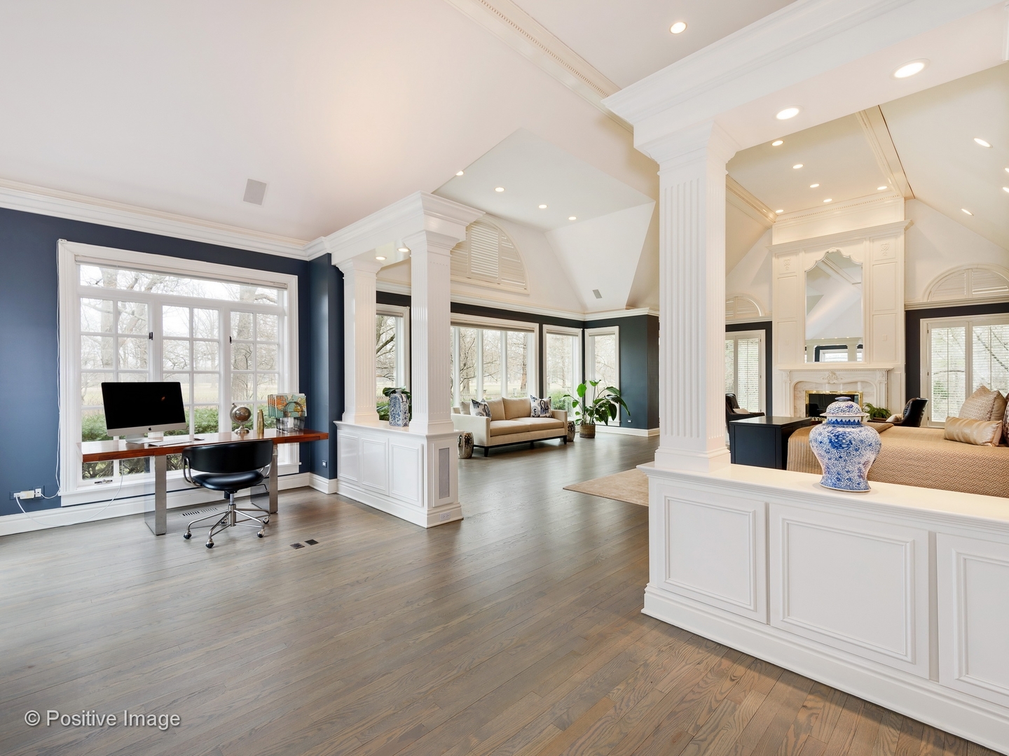 32 Indian Hill Road Winnetka, IL 60093 - Photo 66 of 79 a living room with furniture and a flat screen tv