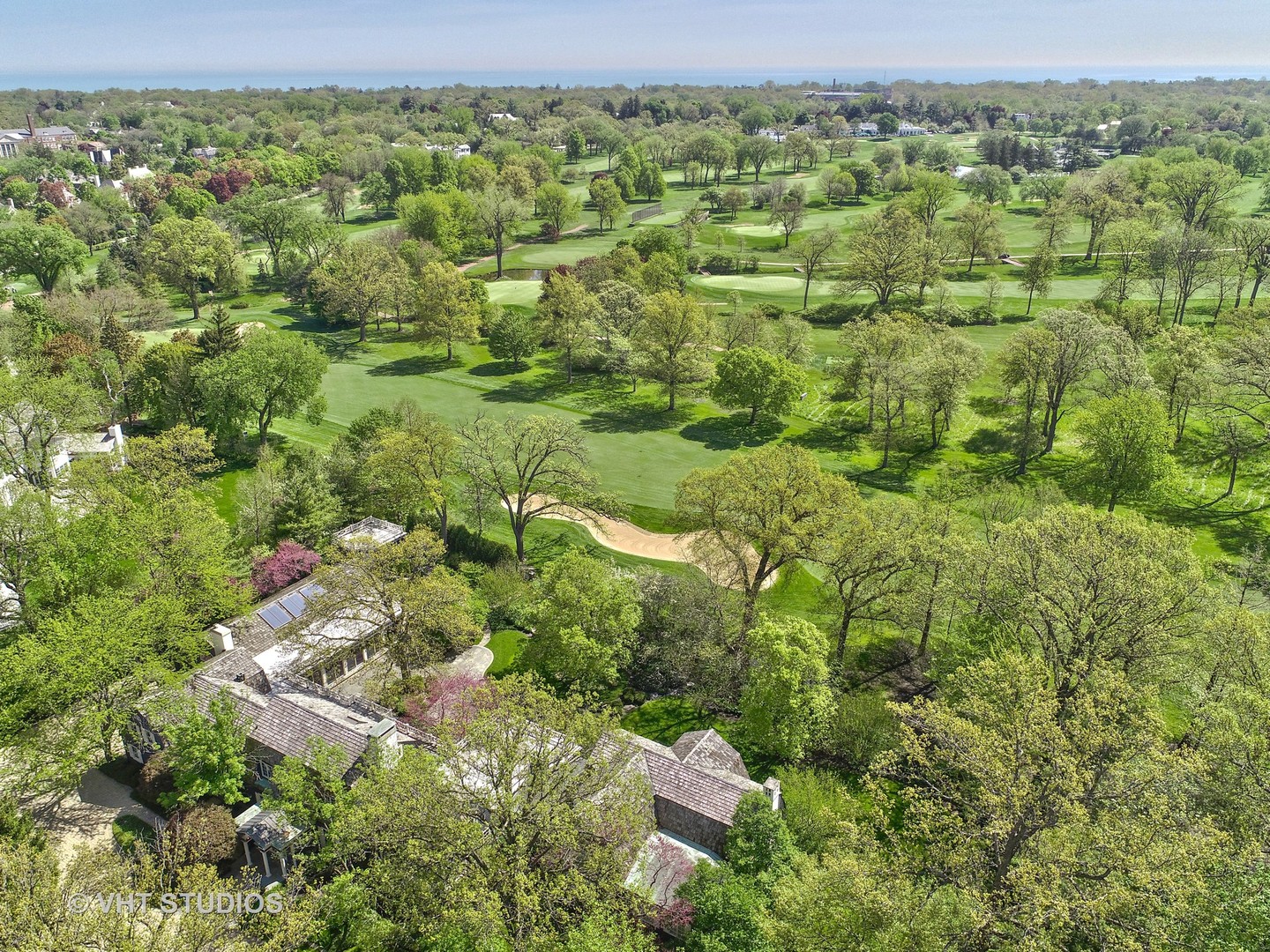 32 Indian Hill Road Winnetka, IL 60093 - Photo 79 of 79 an aerial view of residential houses with outdoor space and trees