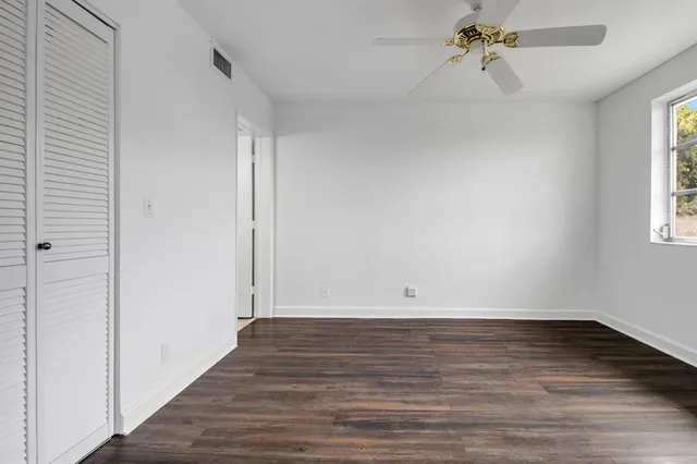 wooden floor in an empty room