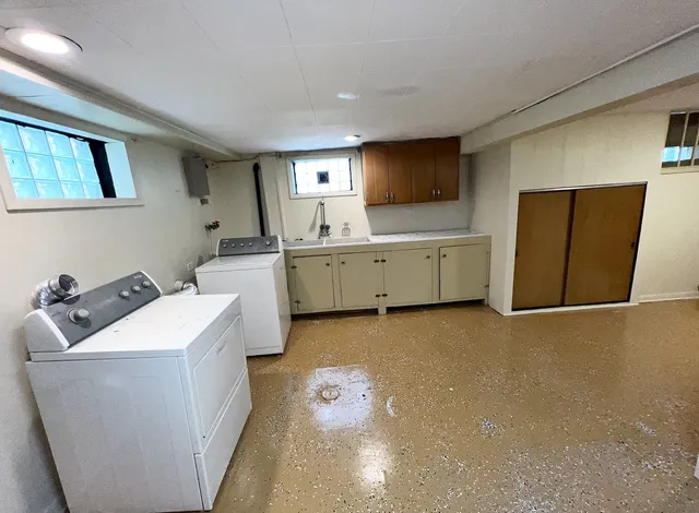 a room with furniture and window