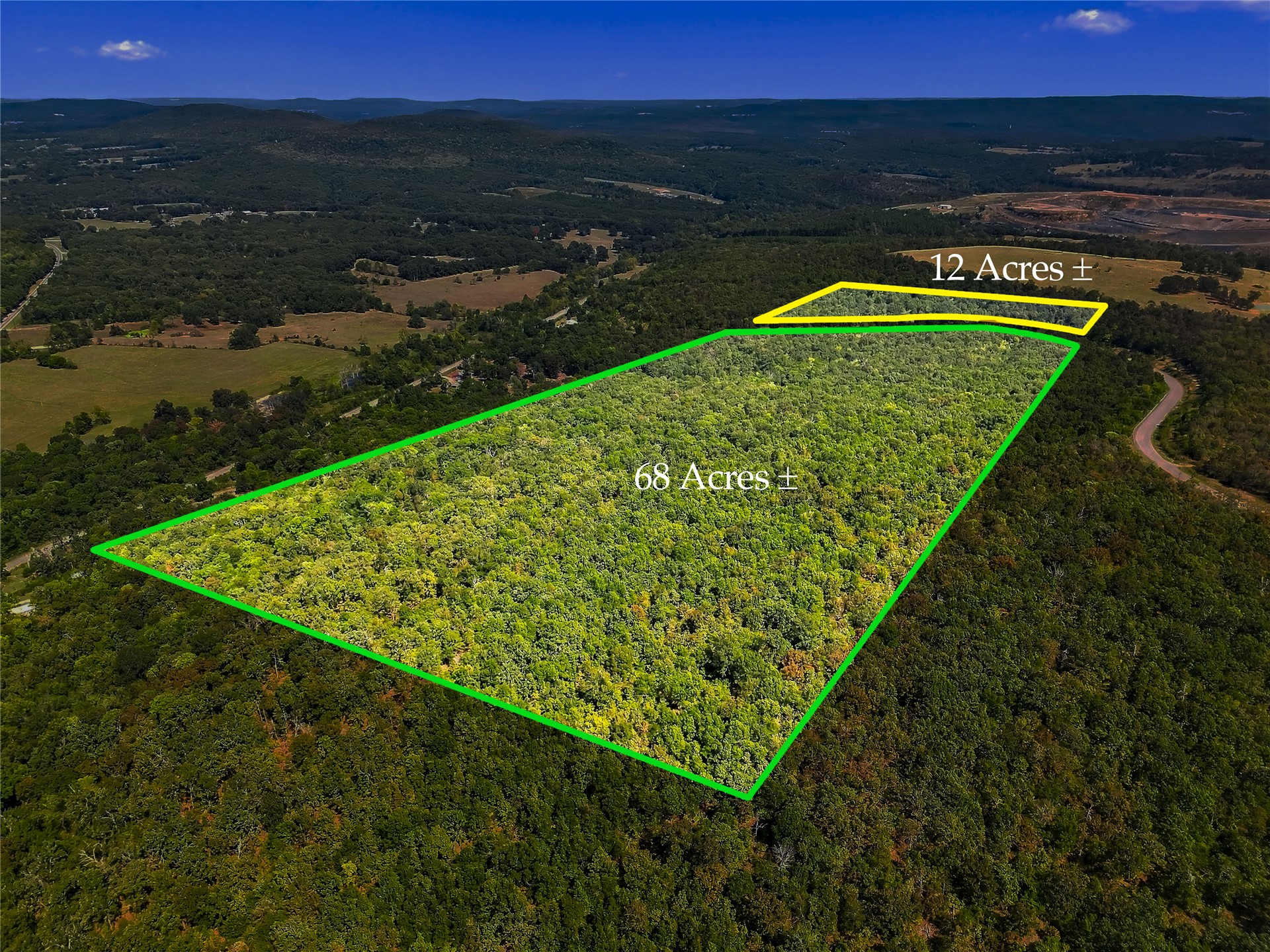90333 South 4697 Road Stilwell, OK 74960 - Photo 18 of 26 Expansive 68-acre parcel of land featuring dense tree coverage
