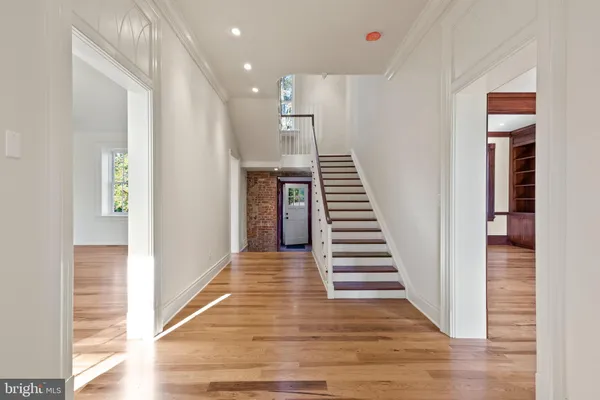 a view of a livingroom with a fireplace