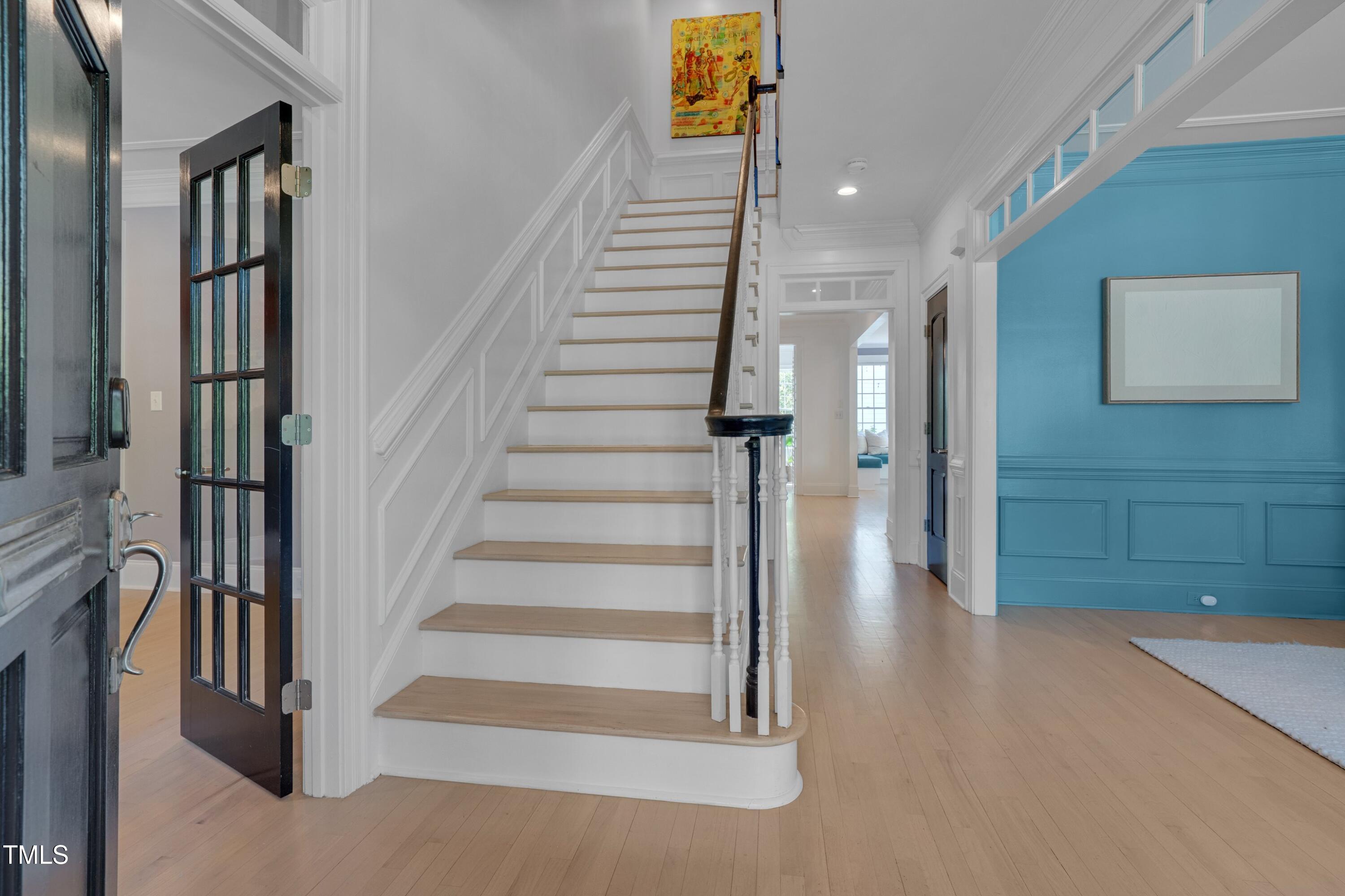 2306 Byrd Street Raleigh, NC 27608 - Photo 3 of 60 a view of entryway and hall with wooden floor