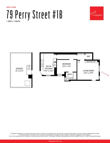 $945,000 | 79 Perry Street, Unit 1B | West Village