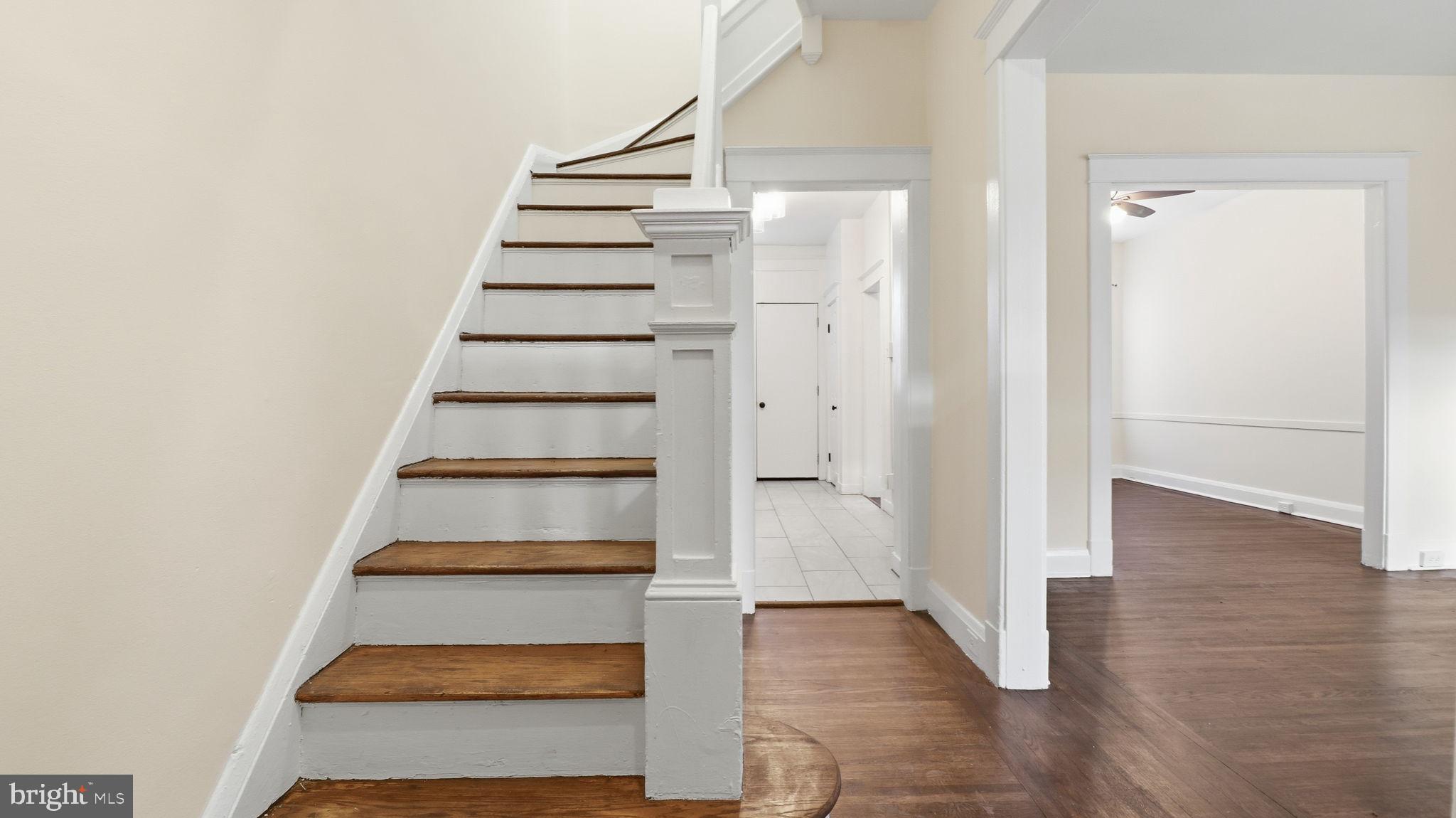 3324 Cliftmont Avenue Baltimore, MD 21213 - Photo 6 of 37 a view of entryway and hall with wooden floor