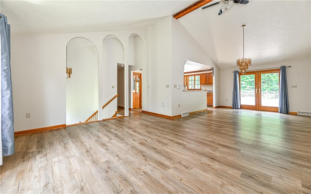175 Dance Hall Road Apollo, PA 15613 - Photo 7 of 37 a view of an empty room with window and wooden floor