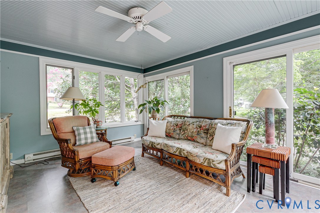 4411 Arrowhead Road Richmond, VA 23235 - Photo 14 of 33 a living room with furniture and a large window
